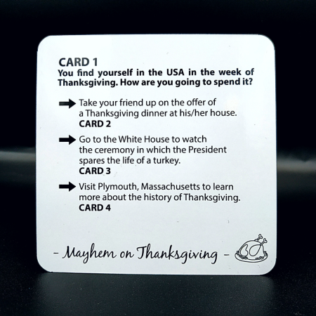 Gra Let's talk - Choose Your Own Destiny - Mayhem on Thanksgiving