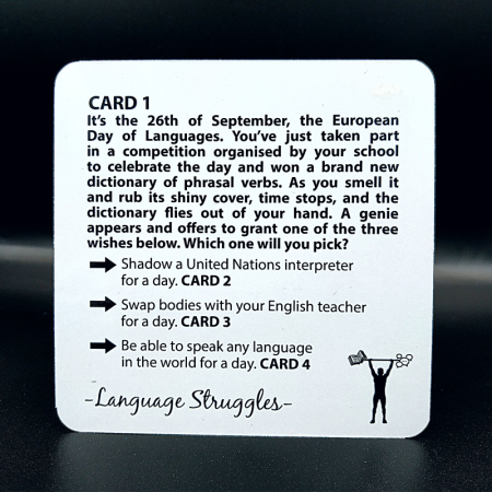 Gra Let's talk - Choose Your Own Destiny - Language Struggles