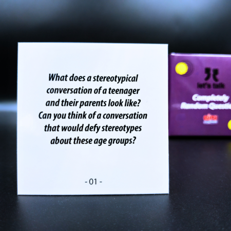 Karty Konwersacyjne - Let's talk mini - COMPLETELY RANDOM QUESTIONS
