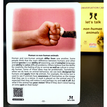 Karty Konwersacyjne - Let's talk - non-human animals