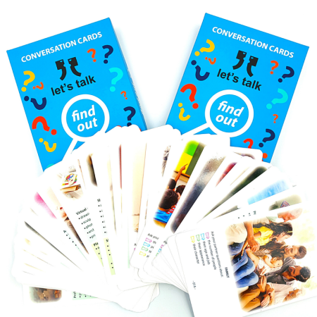 Karty Konwersacyjne - Let's talk - FIND OUT