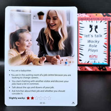 Karty Konwersacyjne - Let's talk - WACKY ROLE PLAYS