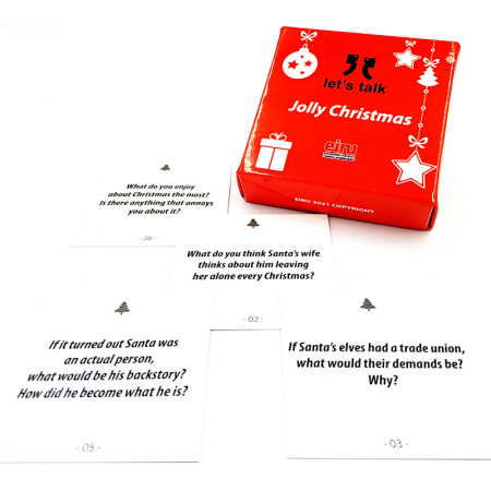 Karty Konwersacyjne - Let's talk mini - JOLLY CHRISTMAS