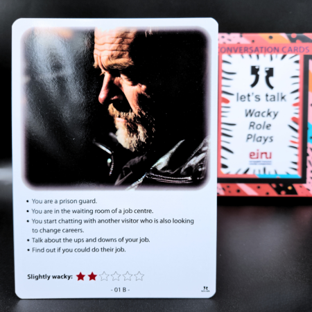 Karty Konwersacyjne - Let's talk - WACKY ROLE PLAYS