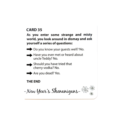 Gra Let's talk - Choose Your Own Destiny - New Year's Shenanigans