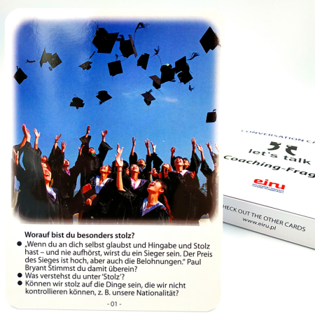 Karty Konwersacyjne - Let's talk - wersja niemiecka COACHING - FRAGEN