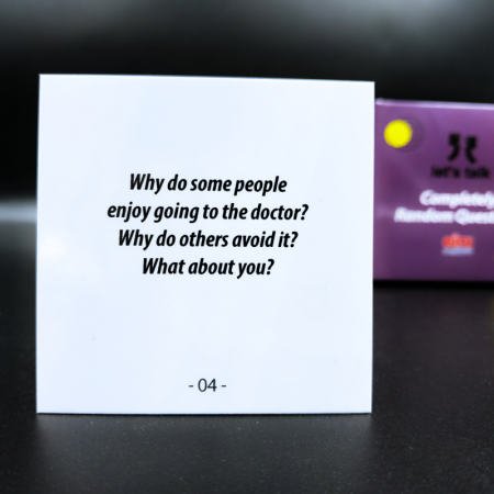 Karty Konwersacyjne - Let's talk mini - COMPLETELY RANDOM QUESTIONS