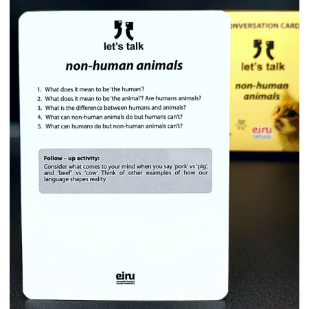 Karty Konwersacyjne - Let's talk - non-human animals