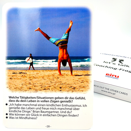 Karty Konwersacyjne - Let's talk - wersja niemiecka COACHING - FRAGEN