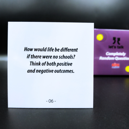 Karty Konwersacyjne - Let's talk mini - COMPLETELY RANDOM QUESTIONS