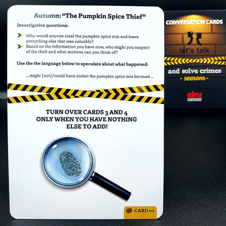 Karty Konwersacyjne - LET'S TALK AND SOLVE CRIMES