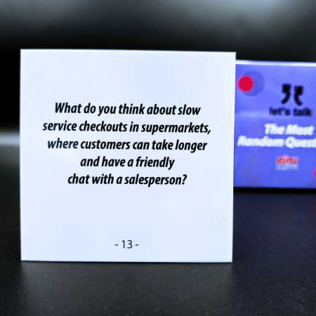 Karty Konwersacyjne - Let's talk mini - THE MOST RANDOM QUESTIONS