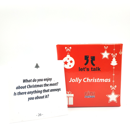 Karty Konwersacyjne - Let's talk mini - JOLLY CHRISTMAS