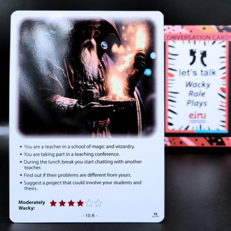 Karty Konwersacyjne - Let's talk - WACKY ROLE PLAYS