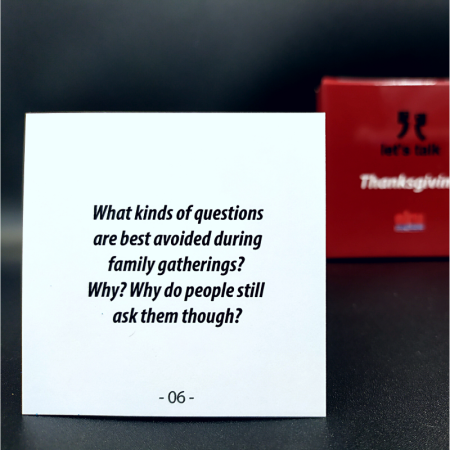 Karty Konwersacyjne - Let's talk mini - Thanksgiving