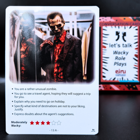 Karty Konwersacyjne - Let's talk - WACKY ROLE PLAYS