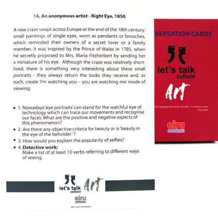 Karty Konwersacyjne - Let's talk culture - ART