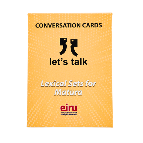 Przejdź do produktu Karty Konwersacyjne - Let's talk - LEXICAL SETS FOR MATURA