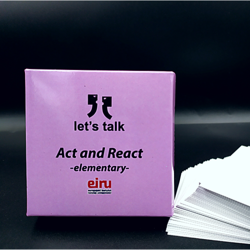 Przejdź do produktu Karty Konwersacyjne - Let's talk mini - Act and React - elementary