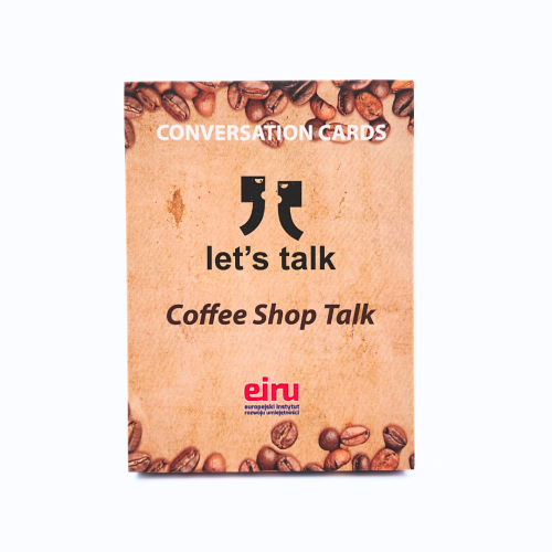 Przejdź do produktu Karty Konwersacyjne - Let's talk - COFFEE SHOP TALK