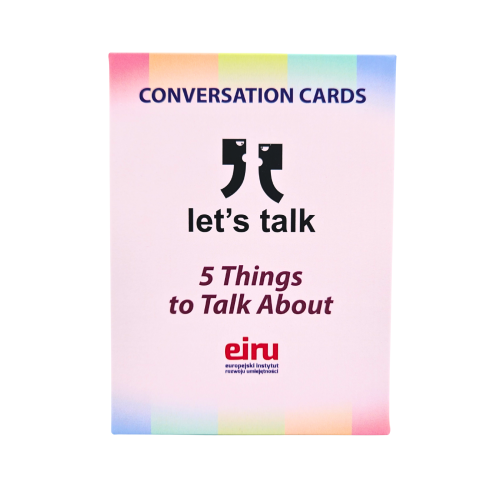 Przejdź do produktu Karty Konwersacyjne - Let's talk - 5 THINGS TO TALK ABOUT