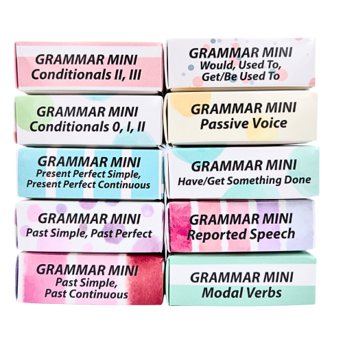 Przejdź do produktu Karty Konwersacyjne - Let's talk mini - GRAMMAR MINI PACK