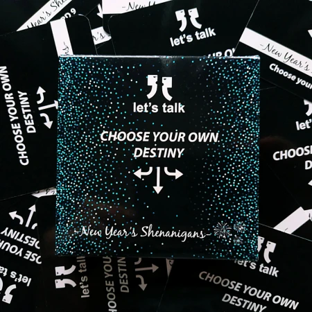Gra Let's talk - Choose Your Own Destiny - New Year's Shenanigans