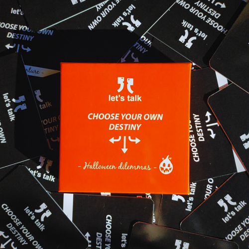 Przejdź do produktu Gra Let's talk - Choose Your Own Destiny - Halloween Dilemmas