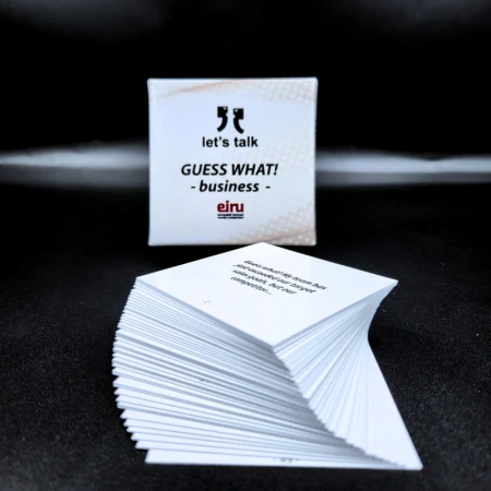 Karty Konwersacyjne - Let's talk mini - GUESS WHAT! - BUSINESS