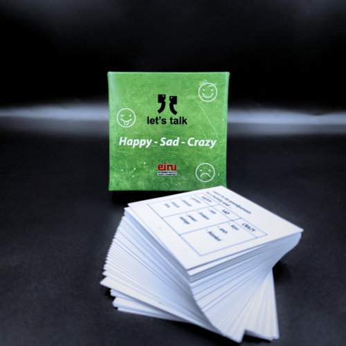 Przejdź do produktu Karty Konwersacyjne - Let's talk mini - HAPPY - SAD - CRAZY
