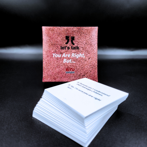 Przejdź do produktu Karty Konwersacyjne - Let's talk mini - YOU ARE RIGHT, BUT