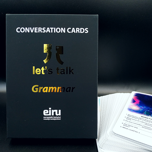 Przejdź do produktu Karty Konwersacyjne - Let's talk - GRAMMAR