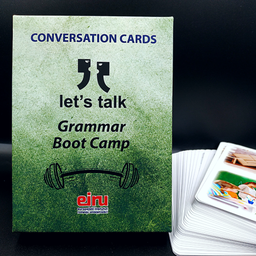 Przejdź do produktu Karty Konwersacyjne - Let's talk - Grammar Boot Camp