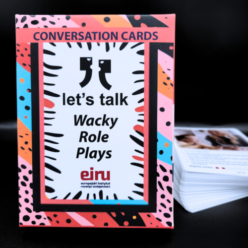 Przejdź do produktu Karty Konwersacyjne - Let's talk - WACKY ROLE PLAYS