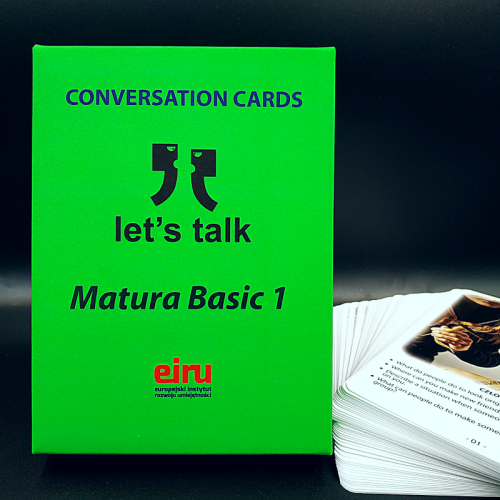 Przejdź do produktu Karty Konwersacyjne - Let's talk - MATURA BASIC 1
