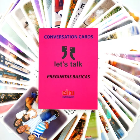 Karty Konwersacyjne - Let's talk - wersja hiszpańska PREGUNTAS BASICAS