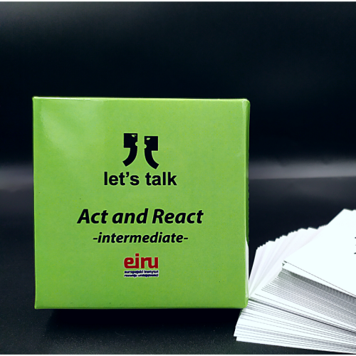 Przejdź do produktu Karty Konwersacyjne - Let's talk mini - Act and React - intermediate