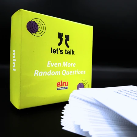 Karty Konwersacyjne - Let's talk mini - EVEN MORE RANDOM QUESTIONS