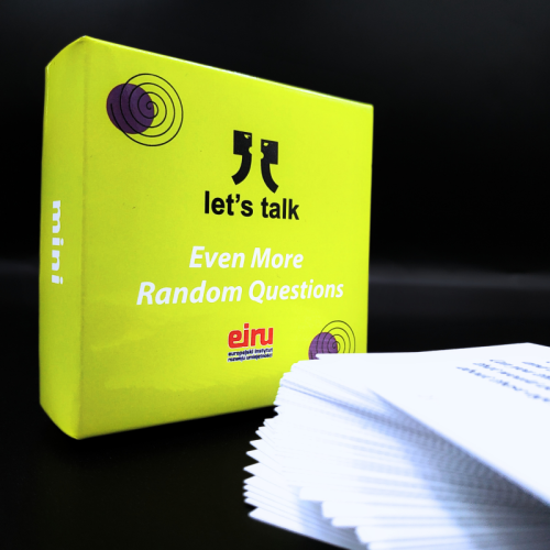 Przejdź do produktu Karty Konwersacyjne - Let's talk mini - EVEN MORE RANDOM QUESTIONS