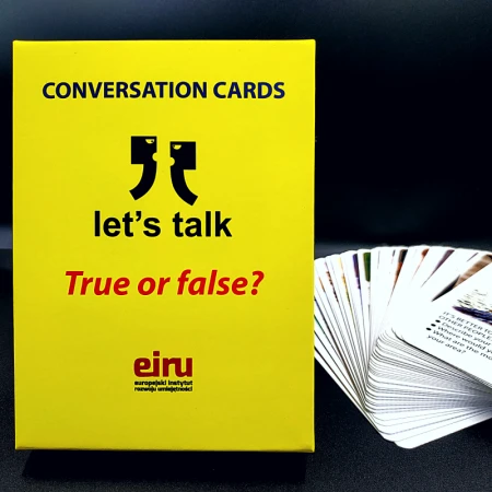 Karty Konwersacyjne - Let's talk - TRUE OR FALSE ?