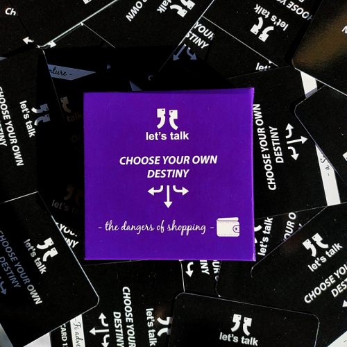 Przejdź do produktu Gra Let's talk - Choose Your Own Destiny - The Dangers of Shopping (Zakupy i usługi)