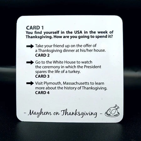 Gra Let's talk - Choose Your Own Destiny - Mayhem on Thanksgiving