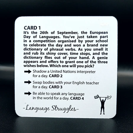 Gra Let's talk - Choose Your Own Destiny - Language Struggles