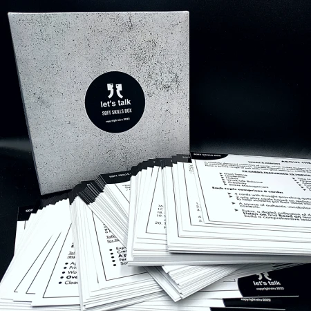 Karty Konwersacyjne - Let's talk - SOFT SKILLS BOX