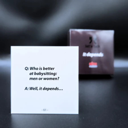 Karty Konwersacyjne - Let's talk mini - It depends