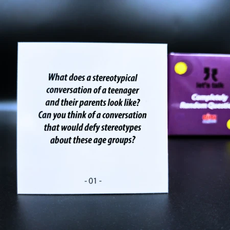 Karty Konwersacyjne - Let's talk mini - COMPLETELY RANDOM QUESTIONS
