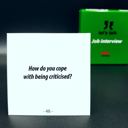 Karty Konwersacyjne - Let's talk mini - JOB INTERVIEW