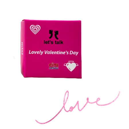 Karty Konwersacyjne - Let's talk mini - LOVELY VALENTINE'S DAY