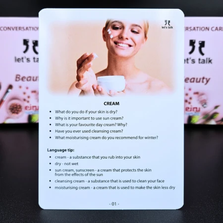 Karty Konwersacyjne - Let's talk - Beauty