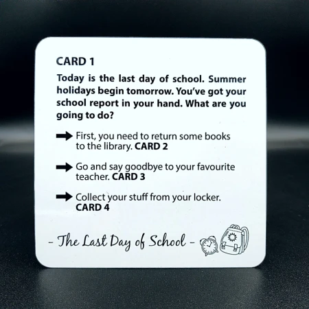 Gra Let's talk - Choose Your Own Destiny - The Last Day Of School